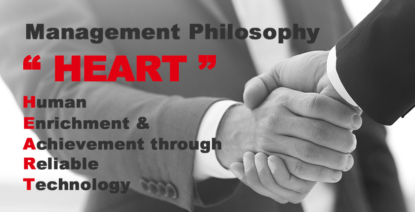 Management philosophy “HEART”